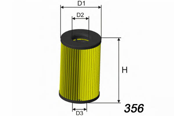 Misfat L139 Oil Filter L139: Buy near me in Poland at 2407.PL - Good price!