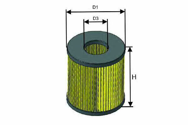 Misfat L143 Oil Filter L143: Buy near me at 2407.PL in Poland at an Affordable price!