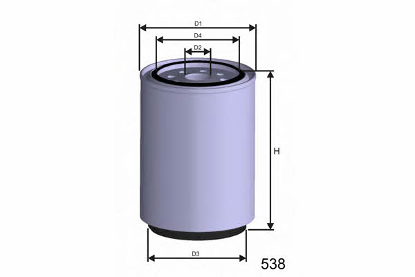 Misfat WS002 Fuel filter WS002: Buy near me at 2407.PL in Poland at an Affordable price!