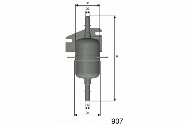 Misfat E105 Fuel filter E105: Buy near me at 2407.PL in Poland at an Affordable price!