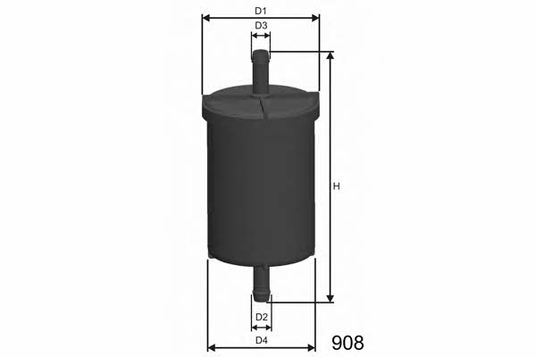 Misfat E500 Fuel filter E500: Buy near me at 2407.PL in Poland at an Affordable price!