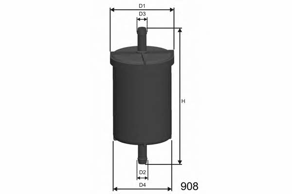 Misfat E515 Fuel filter E515: Buy near me in Poland at 2407.PL - Good price!