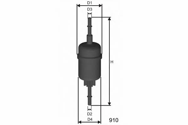 Misfat E844 Fuel filter E844: Buy near me in Poland at 2407.PL - Good price!