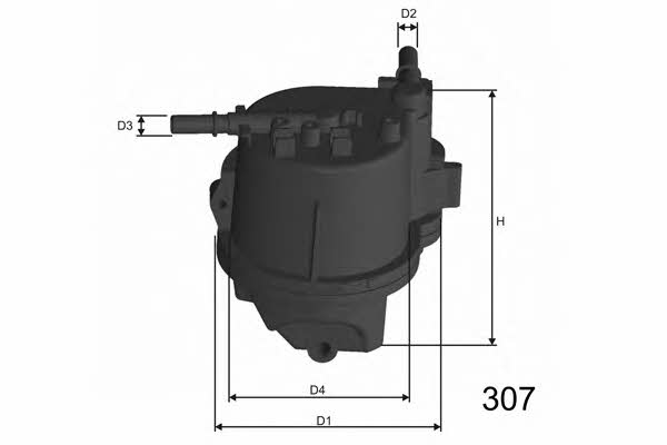 Misfat F112A Fuel filter F112A: Buy near me in Poland at 2407.PL - Good price!