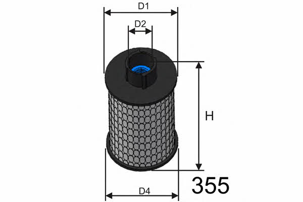 Misfat F116 Fuel filter F116: Buy near me in Poland at 2407.PL - Good price!