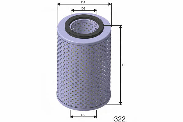 Misfat F605 Fuel filter F605: Buy near me in Poland at 2407.PL - Good price!