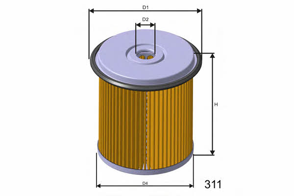 Misfat F682 Fuel filter F682: Buy near me in Poland at 2407.PL - Good price!