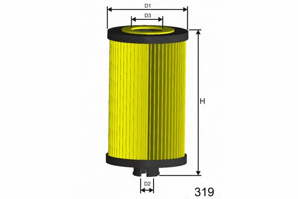 Misfat L007 Oil Filter L007: Buy near me in Poland at 2407.PL - Good price!