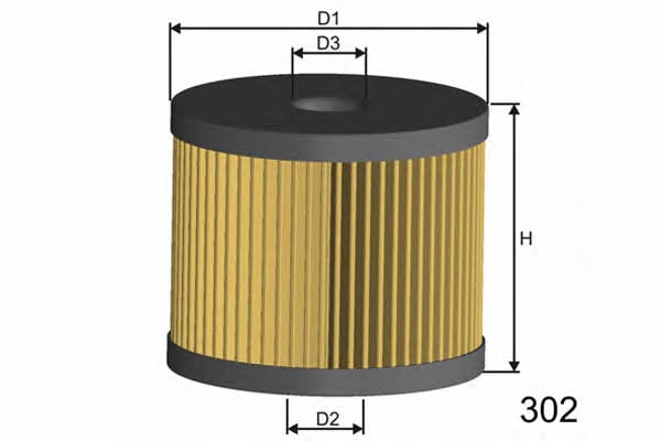 Misfat L108 Oil Filter L108: Buy near me in Poland at 2407.PL - Good price!