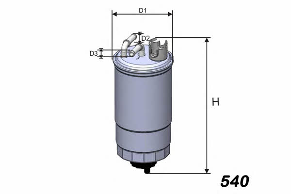 Misfat M283 Fuel filter M283: Buy near me at 2407.PL in Poland at an Affordable price!
