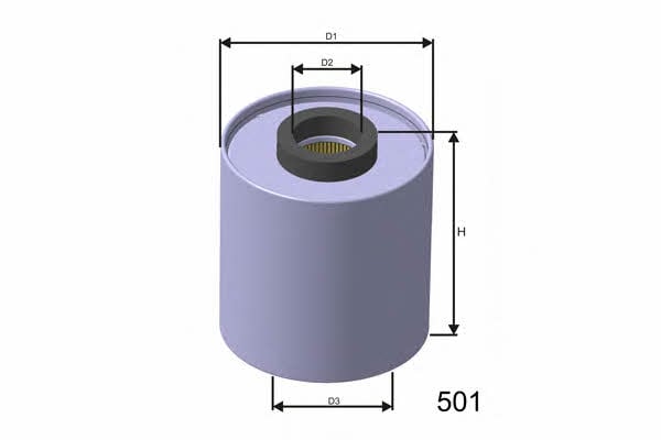 Misfat M318 Fuel filter M318: Buy near me in Poland at 2407.PL - Good price!