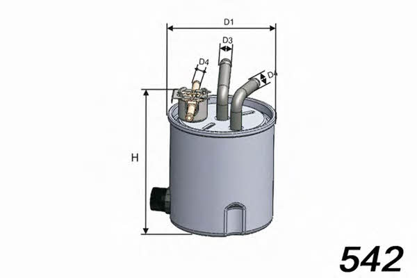 Misfat M330 Fuel filter M330: Buy near me in Poland at 2407.PL - Good price!