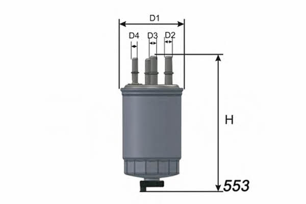 Misfat M331 Fuel filter M331: Buy near me in Poland at 2407.PL - Good price!