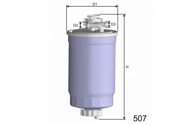 Misfat M365A Fuel filter M365A: Buy near me in Poland at 2407.PL - Good price!