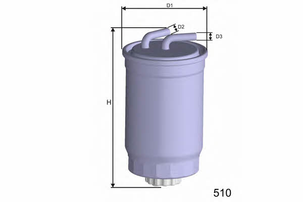 Misfat M382 Fuel filter M382: Buy near me in Poland at 2407.PL - Good price!