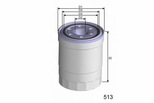 Misfat M406 Fuel filter M406: Buy near me in Poland at 2407.PL - Good price!