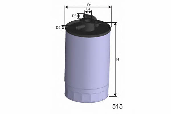 Misfat M427 Fuel filter M427: Buy near me in Poland at 2407.PL - Good price!