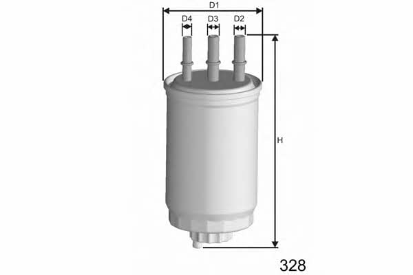 Misfat M445 Fuel filter M445: Buy near me in Poland at 2407.PL - Good price!