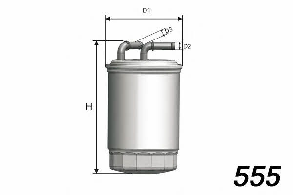 Misfat M618 Fuel filter M618: Buy near me in Poland at 2407.PL - Good price!