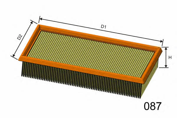 Misfat P022 Air filter P022: Buy near me at 2407.PL in Poland at an Affordable price!