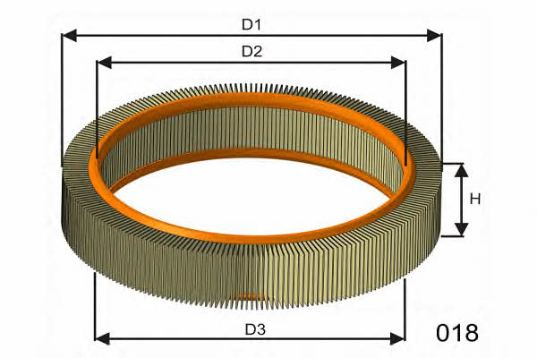 Misfat P917A Filtr powietrza P917A: Dobra cena w Polsce na 2407.PL - Kup Teraz!