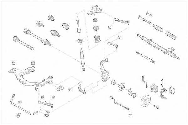  MO04617VA Wheel suspension MO04617VA: Buy near me in Poland at 2407.PL - Good price!