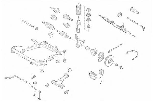  MO05169VA Wheel suspension MO05169VA: Buy near me in Poland at 2407.PL - Good price!