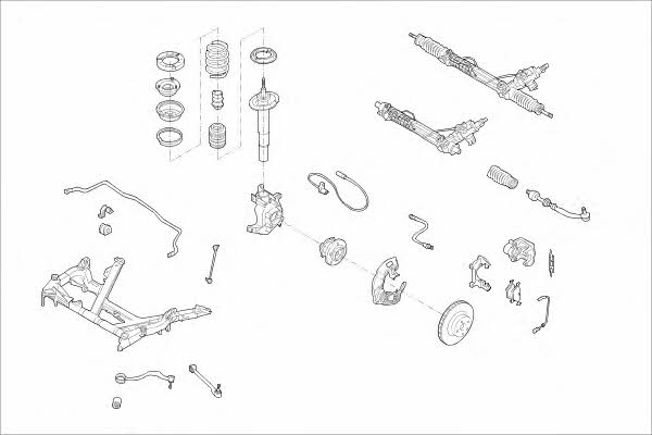  MO09090VA Wheel suspension MO09090VA: Buy near me in Poland at 2407.PL - Good price!