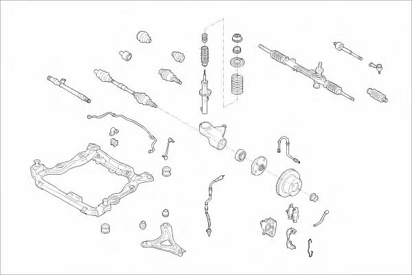  MO10238VA Wheel suspension MO10238VA: Buy near me in Poland at 2407.PL - Good price!