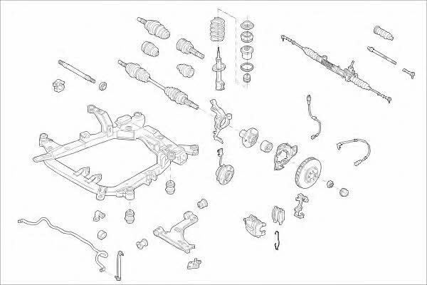  MO13743VA Wheel suspension MO13743VA: Buy near me in Poland at 2407.PL - Good price!