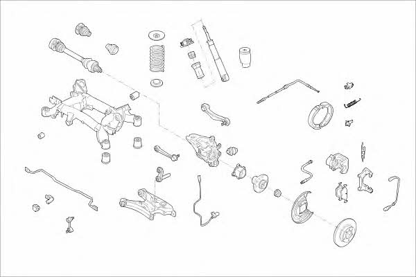  MO14427HA Wheel suspension MO14427HA: Buy near me in Poland at 2407.PL - Good price!