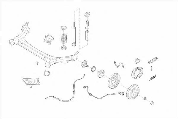  MO14748HA Wheel suspension MO14748HA: Buy near me in Poland at 2407.PL - Good price!