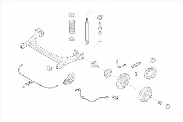  MO15504HA Wheel suspension MO15504HA: Buy near me in Poland at 2407.PL - Good price!