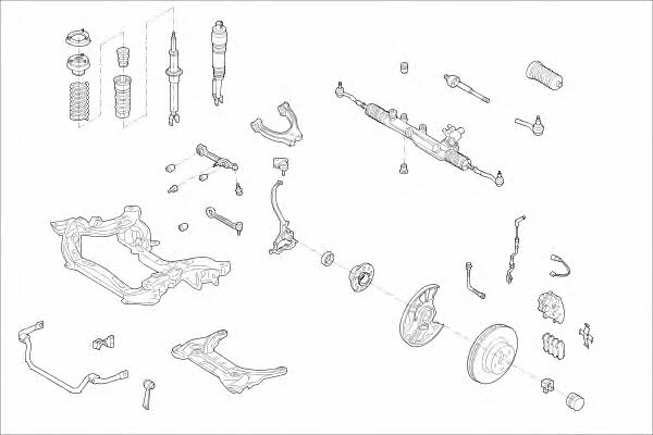  MO23284VA Wheel suspension MO23284VA: Buy near me in Poland at 2407.PL - Good price!