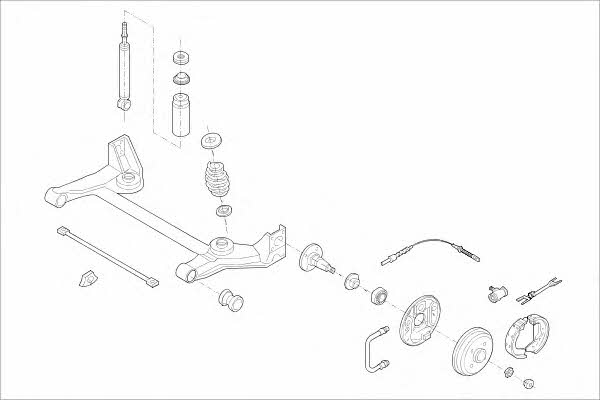  MO00531HA Wheel suspension MO00531HA: Buy near me in Poland at 2407.PL - Good price!