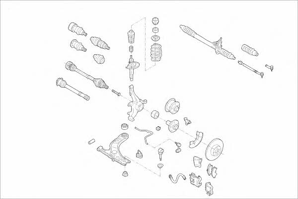  MO01874VA Wheel suspension MO01874VA: Buy near me in Poland at 2407.PL - Good price!