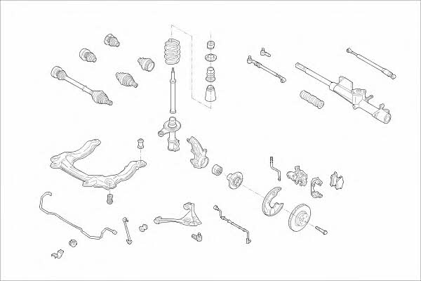  MO04666VA Wheel suspension MO04666VA: Buy near me in Poland at 2407.PL - Good price!