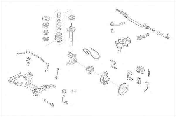  MO05404VA Wheel suspension MO05404VA: Buy near me in Poland at 2407.PL - Good price!