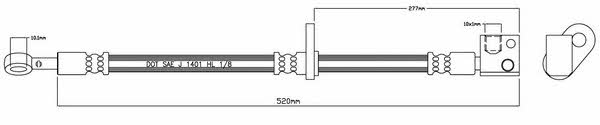 Motorquip VBH1073 Bremsschlauch VBH1073: Kaufen Sie zu einem guten Preis in Polen bei 2407.PL!