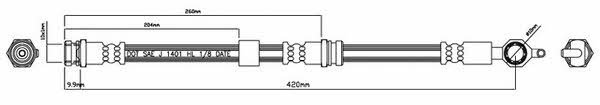 Motorquip VBH858 Тормозной шланг VBH858: Отличная цена - Купить в Польше на 2407.PL!