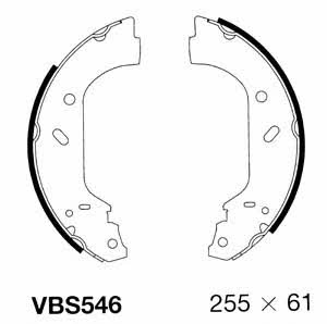 Motorquip VBS546 Brake shoe set VBS546: Buy near me in Poland at 2407.PL - Good price!