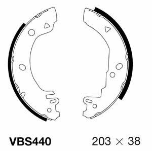 Motorquip VBS440 Колодки тормозные барабанные, комплект VBS440: Отличная цена - Купить в Польше на 2407.PL!