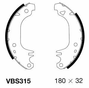 Motorquip VBS315 Колодки гальмівні барабанні, комплект VBS315: Приваблива ціна - Купити у Польщі на 2407.PL!