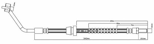 Motorquip VBH738 Brake Hose VBH738: Buy near me in Poland at 2407.PL - Good price!