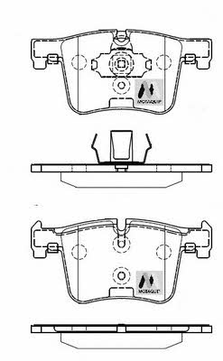 Motorquip LVXL1730 Brake Pad Set, disc brake LVXL1730: Buy near me in Poland at 2407.PL - Good price!