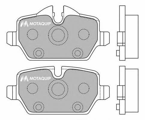 Motorquip LVXL1278 Brake Pad Set, disc brake LVXL1278: Buy near me in Poland at 2407.PL - Good price!