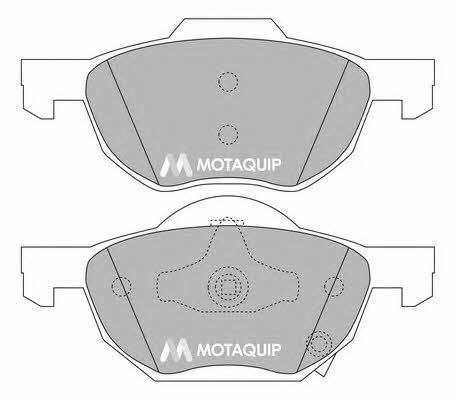 Motorquip LVXL1186 Brake Pad Set, disc brake LVXL1186: Buy near me in Poland at 2407.PL - Good price!