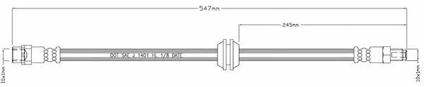 Motorquip LVBH1620 Тормозной шланг LVBH1620: Отличная цена - Купить в Польше на 2407.PL!