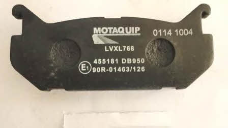Motorquip LVXL768 Brake Pad Set, disc brake LVXL768: Buy near me in Poland at 2407.PL - Good price!