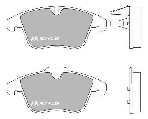 Motorquip LVXL1682 Тормозные колодки дисковые, комплект LVXL1682: Отличная цена - Купить в Польше на 2407.PL!